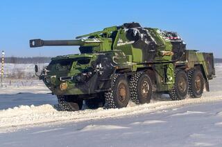 ShKH 152 mm vz. 77 DANA - mrazivé počasí ovlivňovalo údržbu techniky