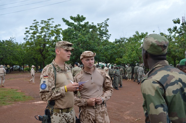 Czech-German cooperation in training of Malian soldiers serving in a heavy weapons platoon