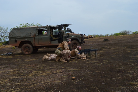 Czech soliders half way into their Mali Mission