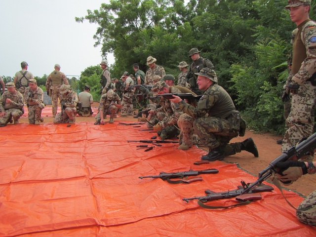 Training with AK-47