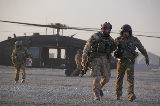 Before the medical evacuation
