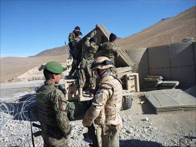 HESCO walls support security inside the Base