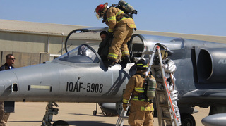 Ilustrační obrázek ke článkuČeští vojáci na základně Balád trénovali s iráckými kolegy záchranu pilota z letounu L-159 ALCA