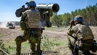 Ilustrační obrázek ke článkuAlianční spolupráce v praxi: Vojáci v poli si vzájemně nabízejí pomoc v případě napadení