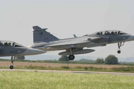 Supersonic Aircraft JAS-39 Gripen