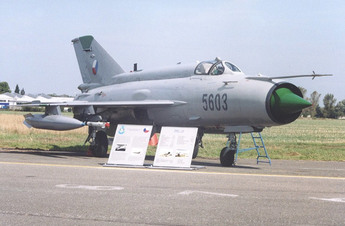 History: MiG-21MF/UM Supersonic Fighter (Decommissioned in 2005)