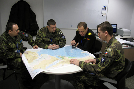 Meeting with Spanish Vice Admiral Bartolome Bauza