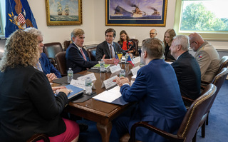 Minister Zůna met with U.S. Under Secretary of War Elbridge A. Colby