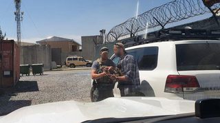 The commander of KAMBA arranged the evacuation of local employees with the Taliban