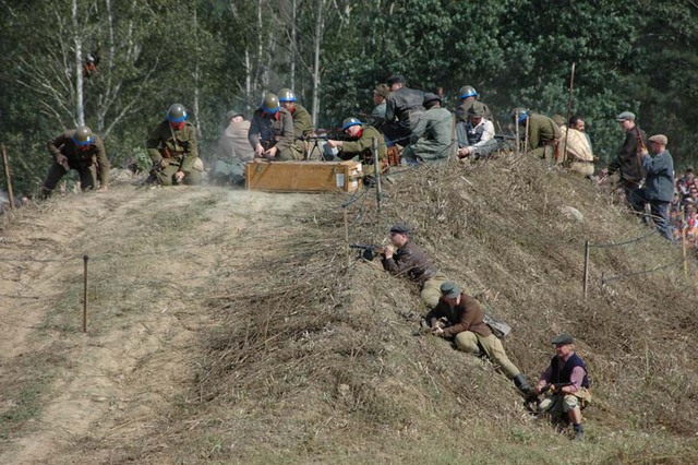 Combat demonstration devoted to the Slovak National Uprising 1