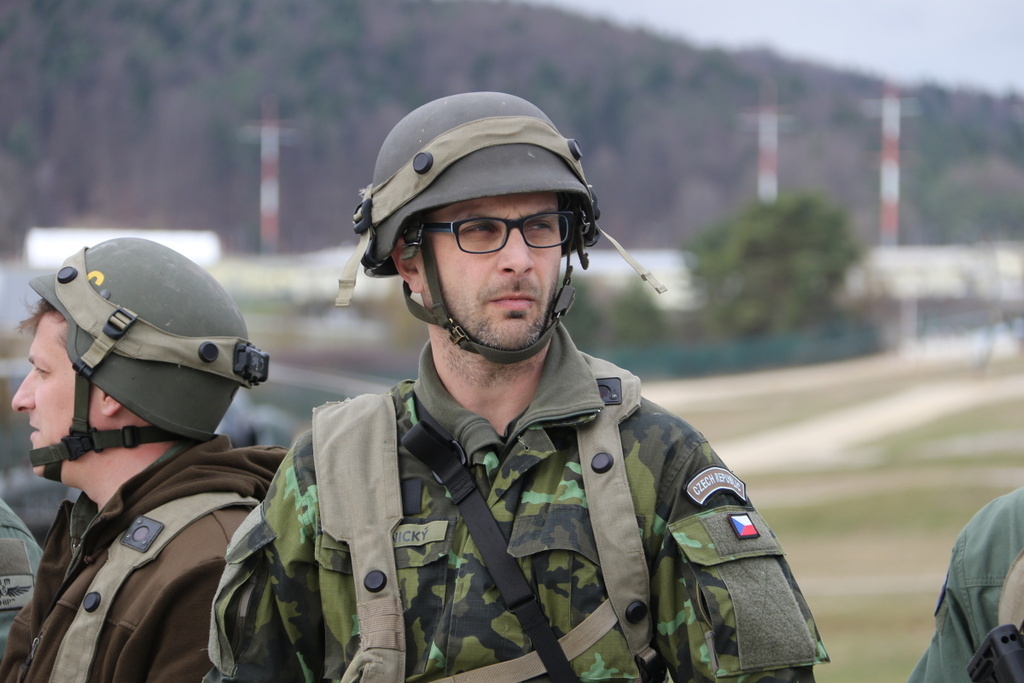 Major Jan Vanicky, Commander of the Czech unit and Mil Mi-24/35 helicopter pilot