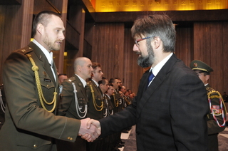 Illustration picture to the article Deputy Minister Landovský commended soldiers for high professionalism and preparedness at the National Memorial