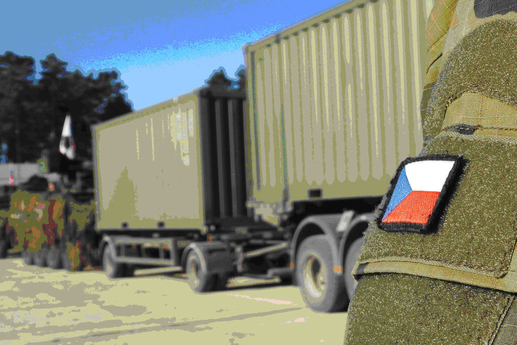 Convoy before departure