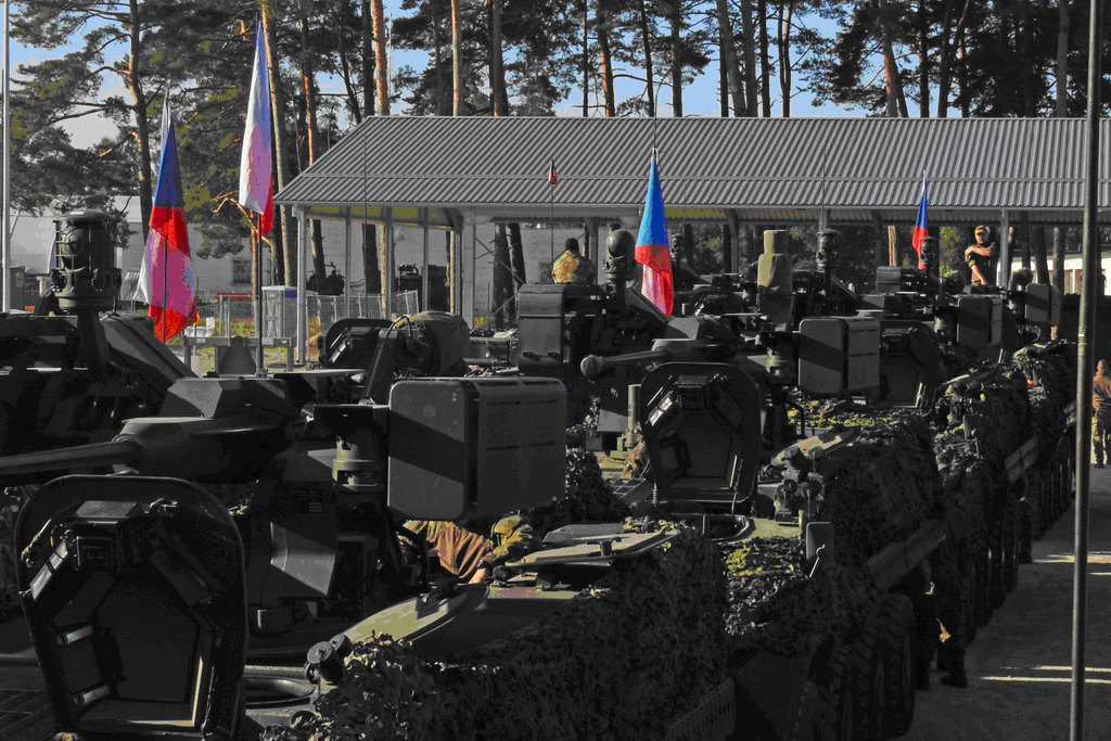 Czech Pandurs before departure