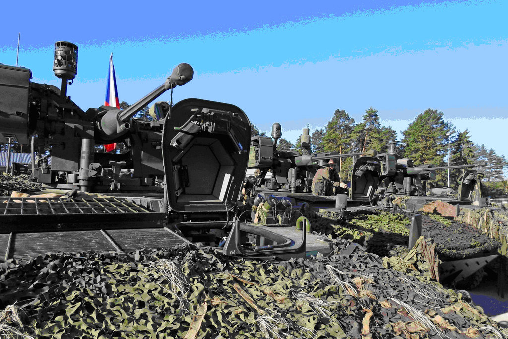 Czech unit preparing for departure from Lithuania to Latvia for exercise
