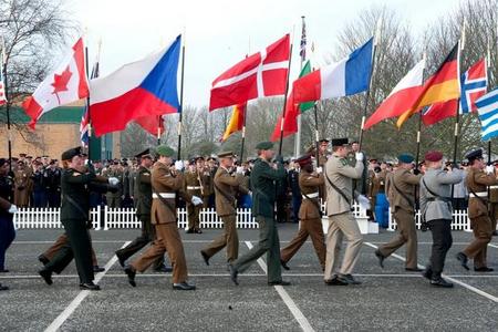 Ceremony at the Imjin Barracks near Innsworth in Gloucestershire, the U.K. (1)