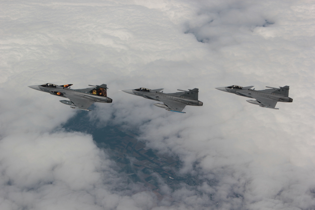 Čáslavská základna se cvičení zúčastní se čtyřmi letouny JAS-39 Gripen