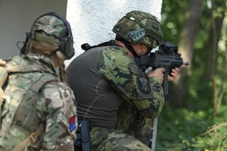 Co národ, to odlišný přístup – letečtí návodčí cvičí společně s ženisty v Bechyni 