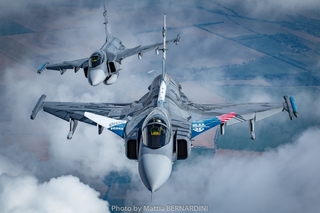  Piloti českých JAS-39 Gripen sváděli vzdušné souboje s americkými kolegy 