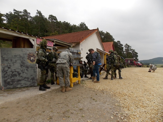 Závěr cvičení Saber Junction 2014