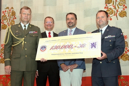 Vojenskému fondu solidarity poslali návštěvníci z Čáslavi 130 tisíc