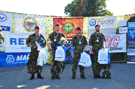 Druhé místo vybojovala hlídka 102.pzpr RHPz tým č.1