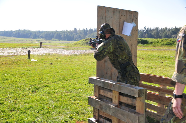Dynamická střelba v poslední etapě závodu