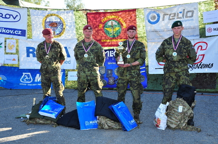 První místo vybojovala hlídka 102.pzpr 1.PzR tým č.1