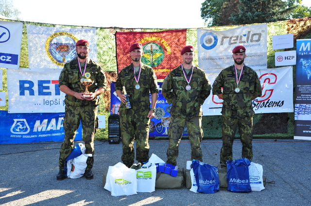 Třetí místo vybojovala hlídka 102.pzpr RHPz tým č.2
