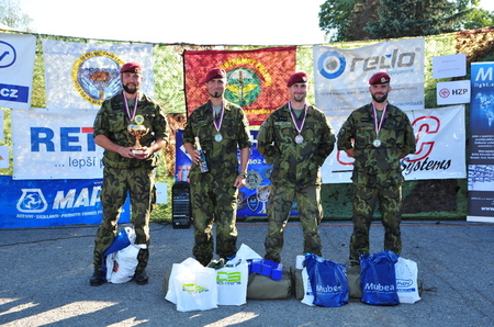 Třetí místo vybojovala hlídka 102.pzpr RHPz tým č.2