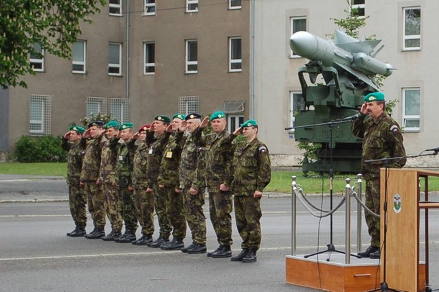 Slavnostní nástup Velitelství Společných sil 1