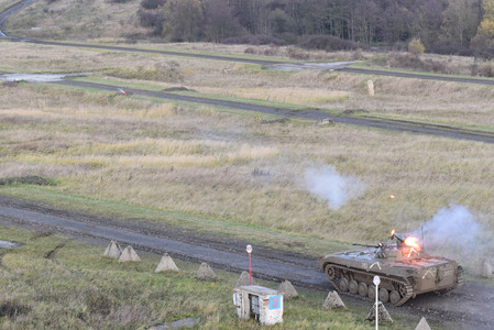 Střelby mechanizované roty z BVP-2