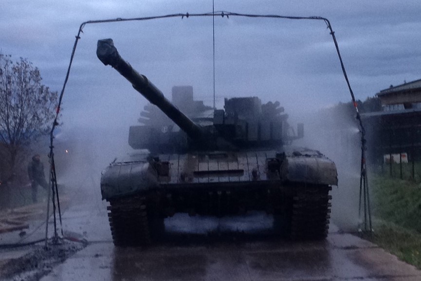  Úplná dekontaminace tankové čety