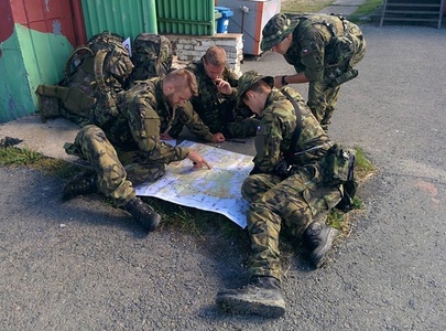 Průzkumná hlídka ženistů z Olomouce plánuje přesun na střelnici Milovany