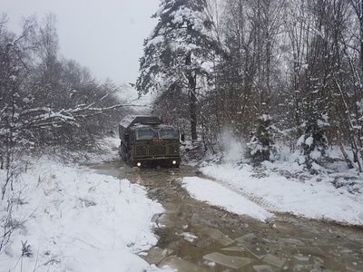Retraining exercise for Tatra truck drivers