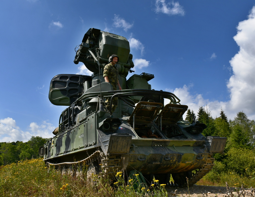 Samohybný protiletadlový raketový komplex 2K12 KUB ze Strakonic