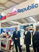Official opening of the Czech stand 