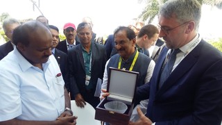 Chief Minister of the Indian state of Karnataka H. D. Kumaraswamy