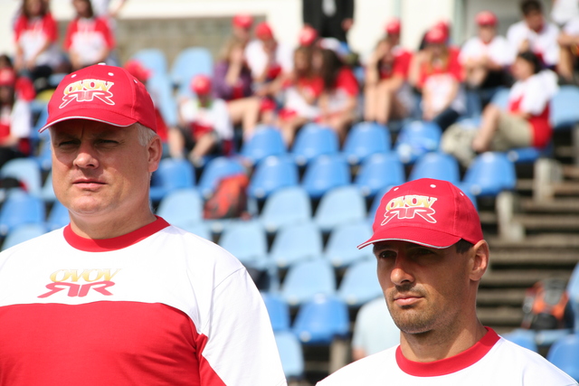 Olympijští vítězové Robert Změlík a Roman Šebrle, autoři projektu OVOV