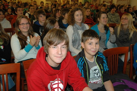 Studenti olomouckých základních škol v Domě armády