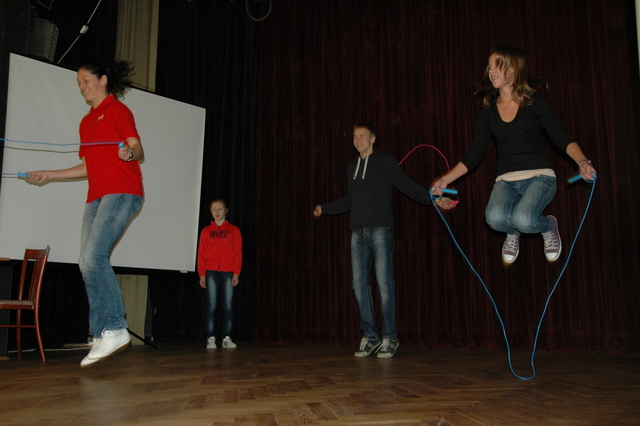 Sportovní výkony v rámci projektu OVOV přímo v sále Domu armády