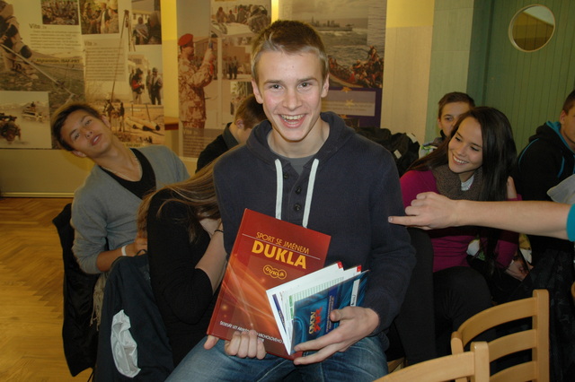 Jeden z oceněných „sportovců“ z olomoucké základní školy