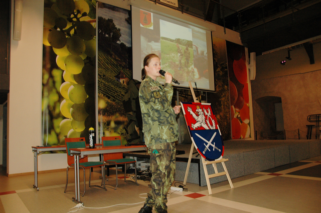  Poručice Tereza Mazačová, 152. žp Rakovník