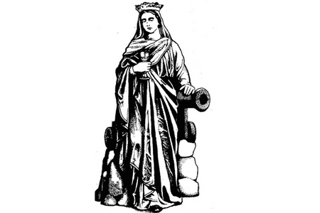 Ochraňuje jejich životy. Vzdali jí čest výstřely z historického děla