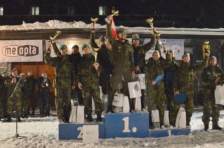 Vítězná družstva mezinárodního závodu Winter Survival 2018