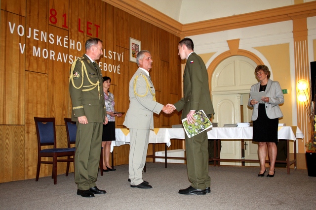 Ze slavnostního vyřazení v Moravské Třebové 1