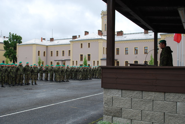 Tragickou událost popsal ve svém projevu velitel pluku plukovník gšt. Radek Černý.
