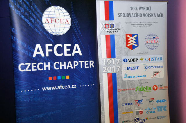 Hlavními pořadateli konference byli Agentura komunikačnních a informačních systémů a AFCEA
