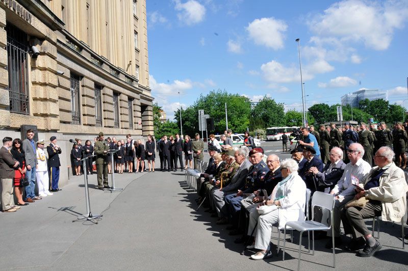 Mezi čestnými hosty byli váleční veteráni i pamětníci období Heydrichiády