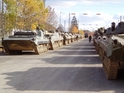 Any exercise starts with a safe movement to the training area - 51 pcs of tracked vehicles were railway-transported